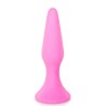 Plug anal ventouse rose moyen base large 