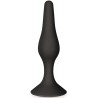 Plug anal ventouse noir taille L 