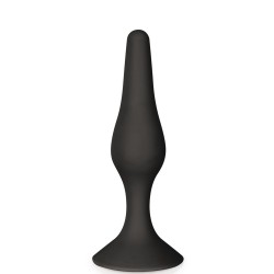 Plug anal ventouse noir taille M 