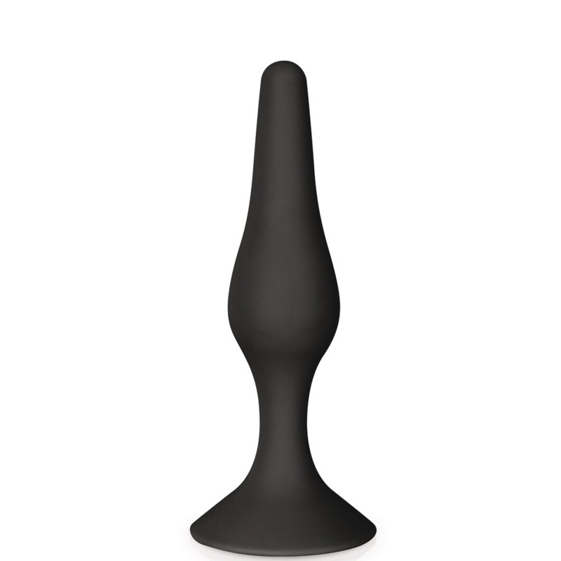 Plug anal ventouse noir taille M 