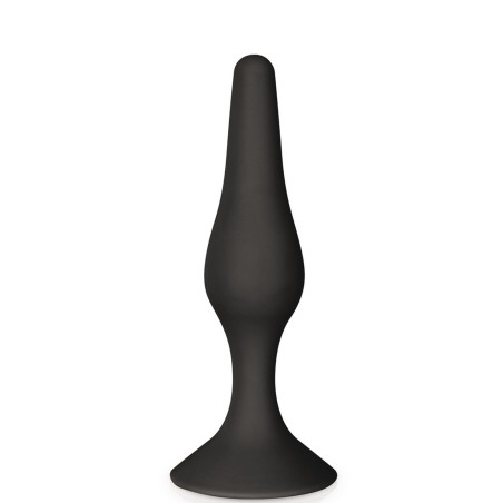 Plug anal ventouse noir taille M 