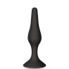 Plug anal ventouse noir taille M 