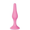 Plug anal ventouse rose taille M 
