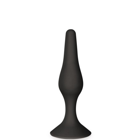 Plug anal ventouse noir taille S 