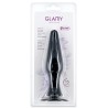Plug anal noir 15cm avec ventouse 