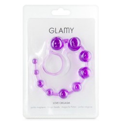 Chapelet anal souple violet 