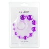 Chapelet anal souple violet 
