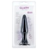 Plug anal noir 12.5cm avec ventouse 