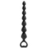 Chapelet plug anal noir 18cm 