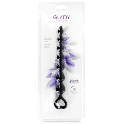 Chapelet plug anal noir 18cm 