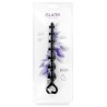 Chapelet plug anal noir 18cm 