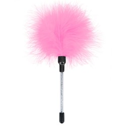 Plumeau rose très doux de caresses 