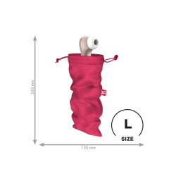 Sac de rangement sextoys rose taille L Treasure Bag Satisfyer 