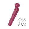 Vibromasseur wand rouge USB 60 vibrations Planet Wand-er Satisfyer 