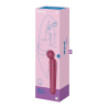 Vibromasseur wand rouge USB 60 vibrations Planet Wand-er Satisfyer 
