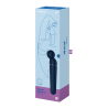 Vibromasseur wand bleu USB 60 vibrations Planet Wand-er Satisfyer 