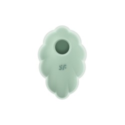 Stimulateur clitoridien par onde de pression sans contact et par vibration USB vert menthe, Cloud Dancer Satisfyer 