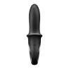 Vibromasseur noir USB, chauffant et connecté Hot Passion Satisfyer 