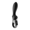 Vibromasseur noir USB, chauffant et connecté Heat Climax Satisfyer 