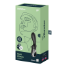 Vibromasseur noir USB, chauffant et connecté Heat Climax Satisfyer 