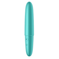 Vibromasseur turquoise USB Ultra Power Bullet 6 Satisfyer 