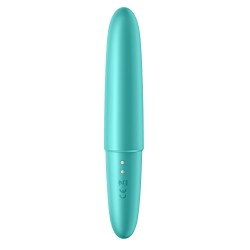 Vibromasseur turquoise USB Ultra Power Bullet 6 Satisfyer 