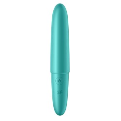 Vibromasseur turquoise USB Ultra Power Bullet 6 Satisfyer 