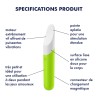 Vibromasseur vert USB Ultra Power Bullet 7 Satisfyer 