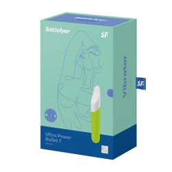 Vibromasseur vert USB Ultra Power Bullet 7 Satisfyer 