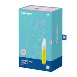 Vibromasseur jaune USB Ultra Power Bullet 7 Satisfyer 
