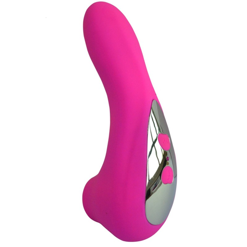 Vibromasseur rose avec 20 programmes de vibration et stimulation clitoridien à membrane picots USB 