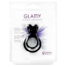 Double cockring noir avec stimulateur de clitoris 