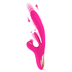 Vibromasseur Rabbit 3-en-1 Sassy Yoba – Va-et-vient, Tapotements  Rotation Clitoridienne