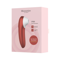 Stimulateur clitoridien sans contact  Pro rouge 11 intensités – Womanizer