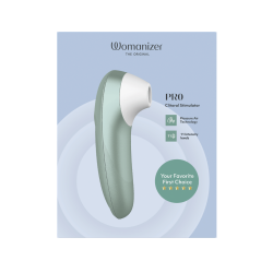 Stimulateur clitoridien sans contact  Pro turquoise 11 intensités – Womanizer