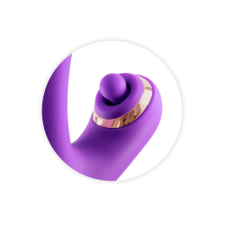 Vibromasseur rabbit 3-en-1 avec tapotements Joyfully 