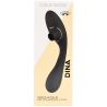 Stimulateur Clitoridien  Vibromasseur Point G 2-en-1 DINA Noir 