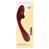 Stimulateur Clitoridien  Vibromasseur Point G 2-en-1 DINA Bordeaux 