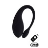 TANDEM Noir, stimulateur pour couple USB avec télécommande en silicone médical  