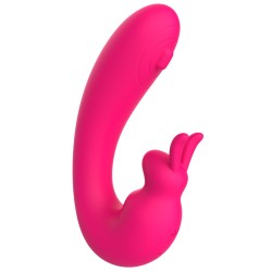 Vibromasseur 2 en 1 G-spot et C-spot USB Kala rose 