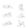 Vibromasseur de couple rose, USB avec 2 moteurs pour stimulation Point G et clitoridienne avec télécommande 