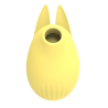 Stimulateur clitoridien Bunny USB jaune Martie 