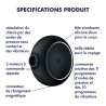 Stimulateur clitoridien par air pulsé et vibration USB Pro To Go 3 Satisfyer 