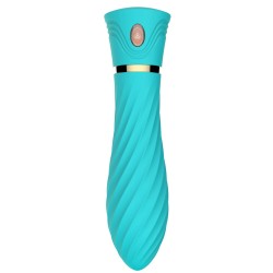 Mini Vibromasseur bleu USB 