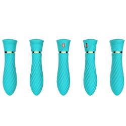 Mini Vibromasseur bleu USB 