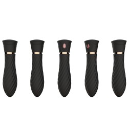 Mini Vibromasseur noir USB 