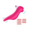 Le vibromasseur stimulateur Fuschia 3 en 1 