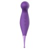 Oiseau du Paradis - Vibromasseur 2 en 1 avec vibration clitoridienne par membrane et embout stimulateur violet 