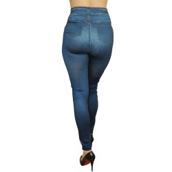 Legging bleu style jean neuf 