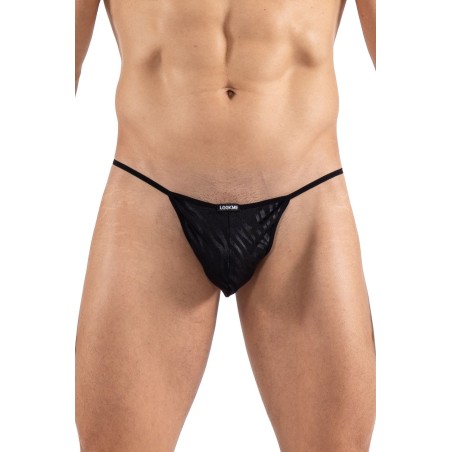 String noir  gold Zebra 
